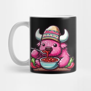 funny bison chili lover Mug